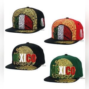 MEXICAN Hat  MEXICO Federal Eagle Embroidered Snapback Flat Bill Baseball Cap